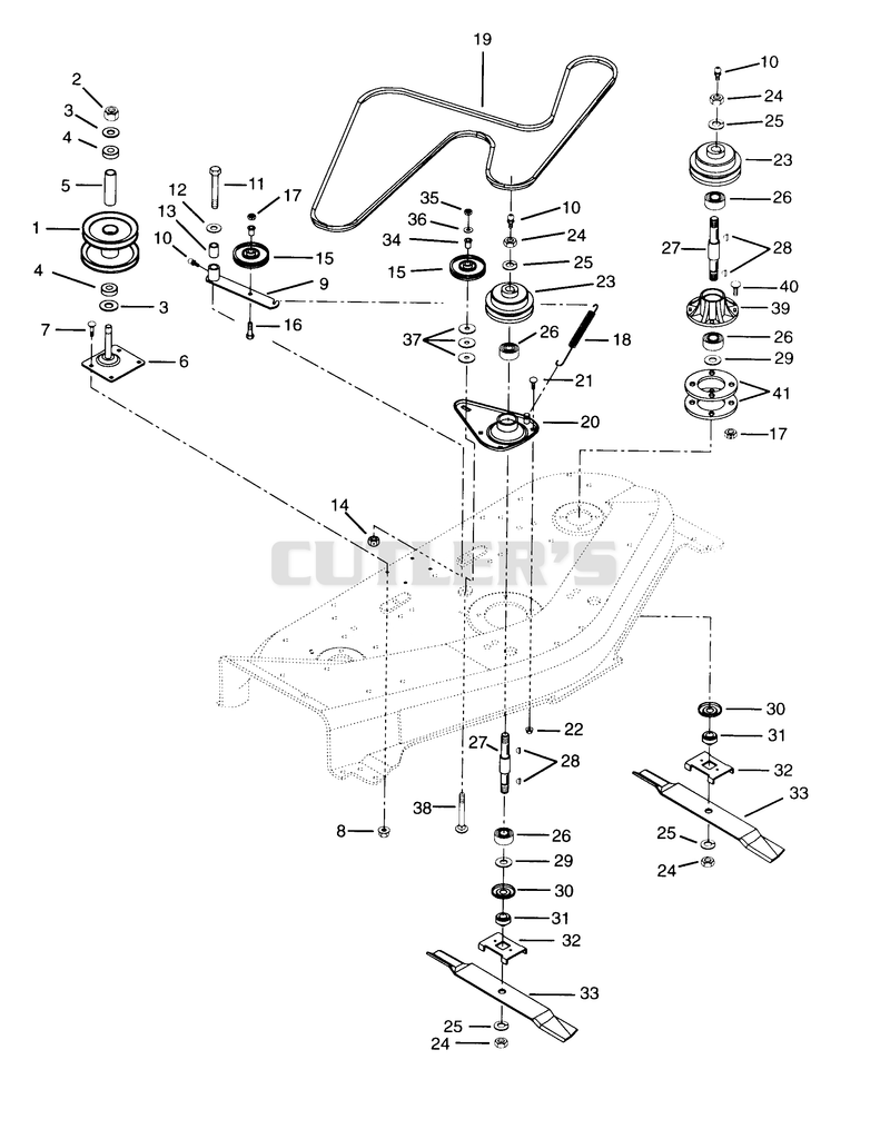 48" Mower Spindle