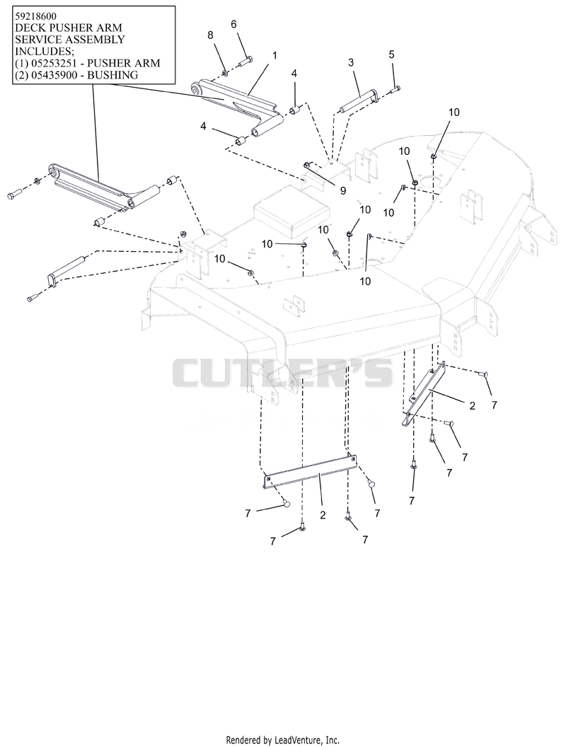 Stabilizer Arms and Wear Plates - 60 Mach One