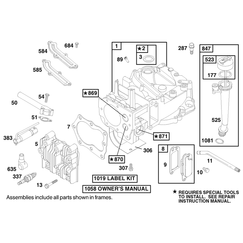 Engine Briggs and Stratton Model 12j802-2368-E1