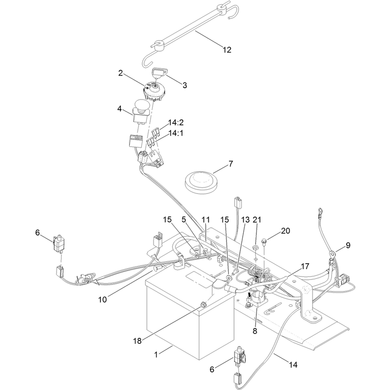 Battery and Electrical Assembly