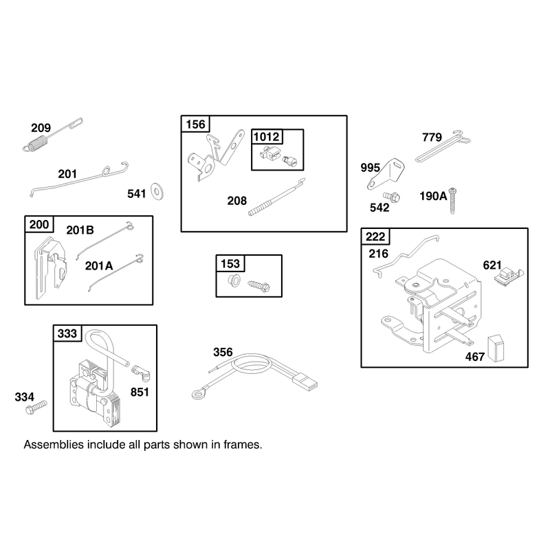 Engine Briggs and Stratton Model 92252-0129-02