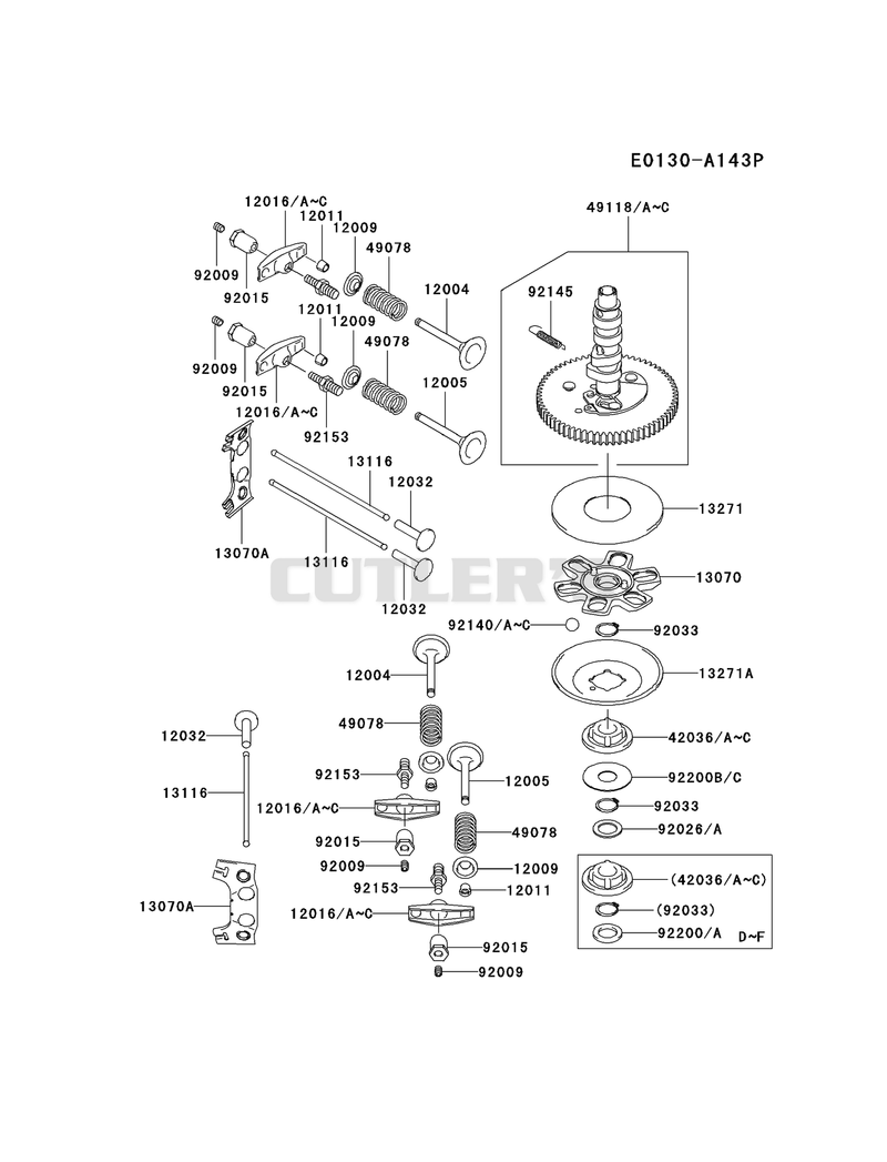 VALVE/CAMSHAFT