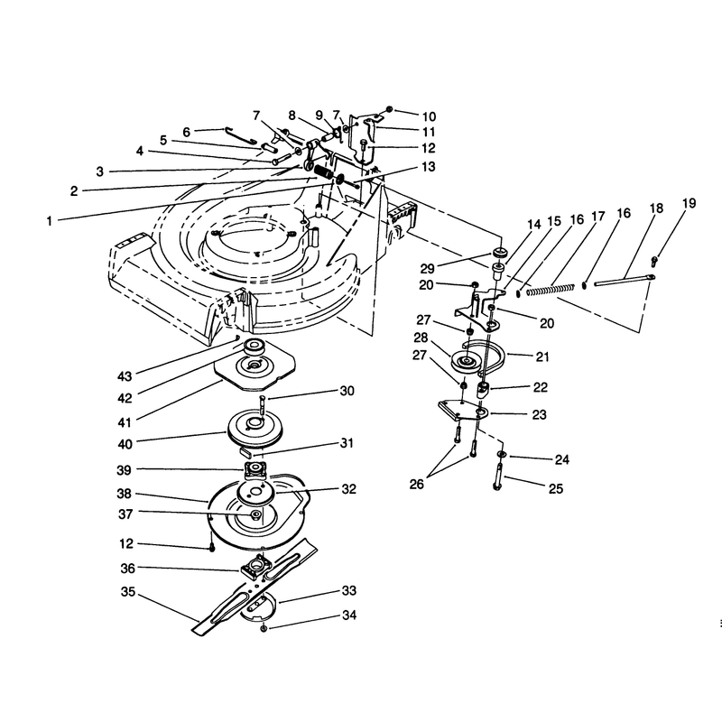 Blade Brake Clutch Assembly