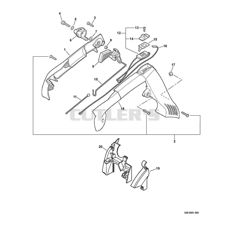 Handle, Switch,Throttle Cable
