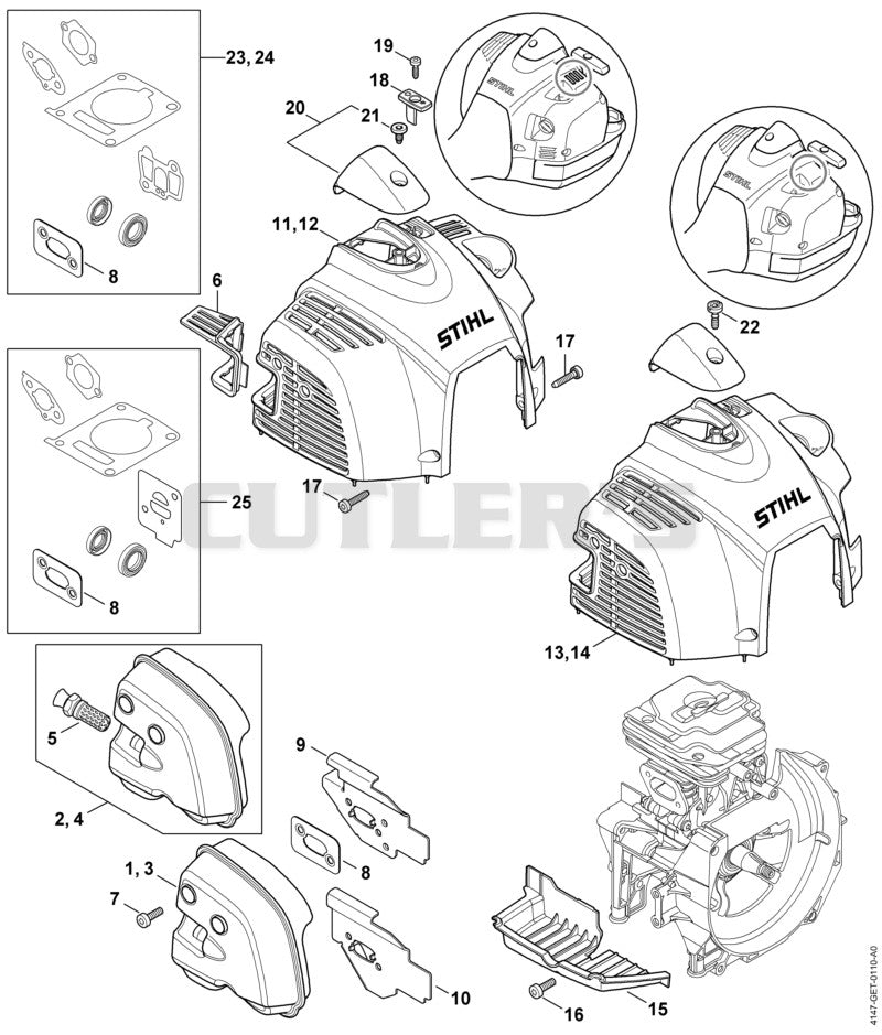 Muffler, Shroud