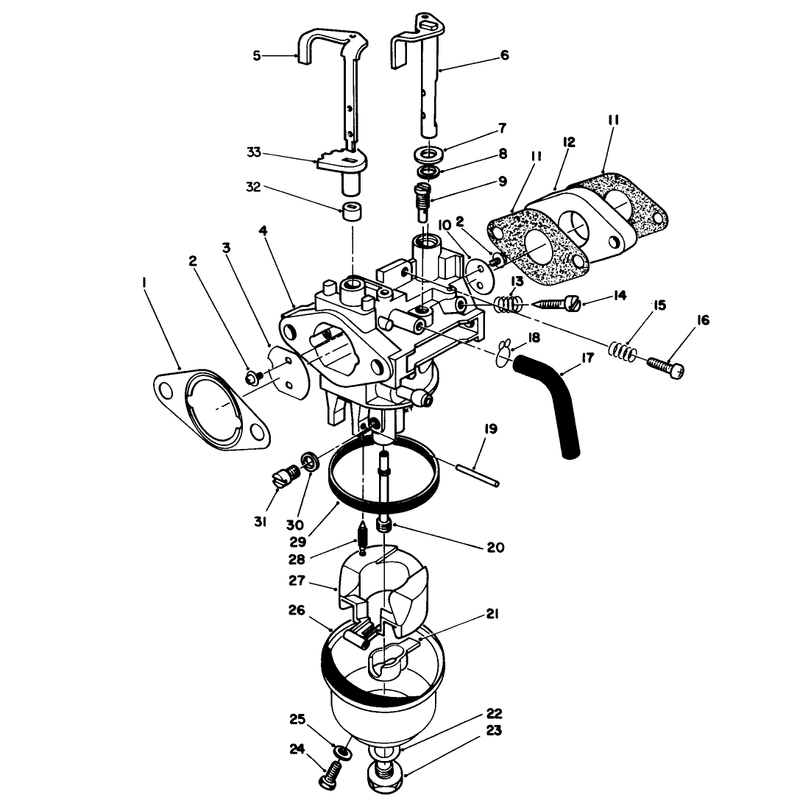 Carburetor Assembly (model No. Vmh7)