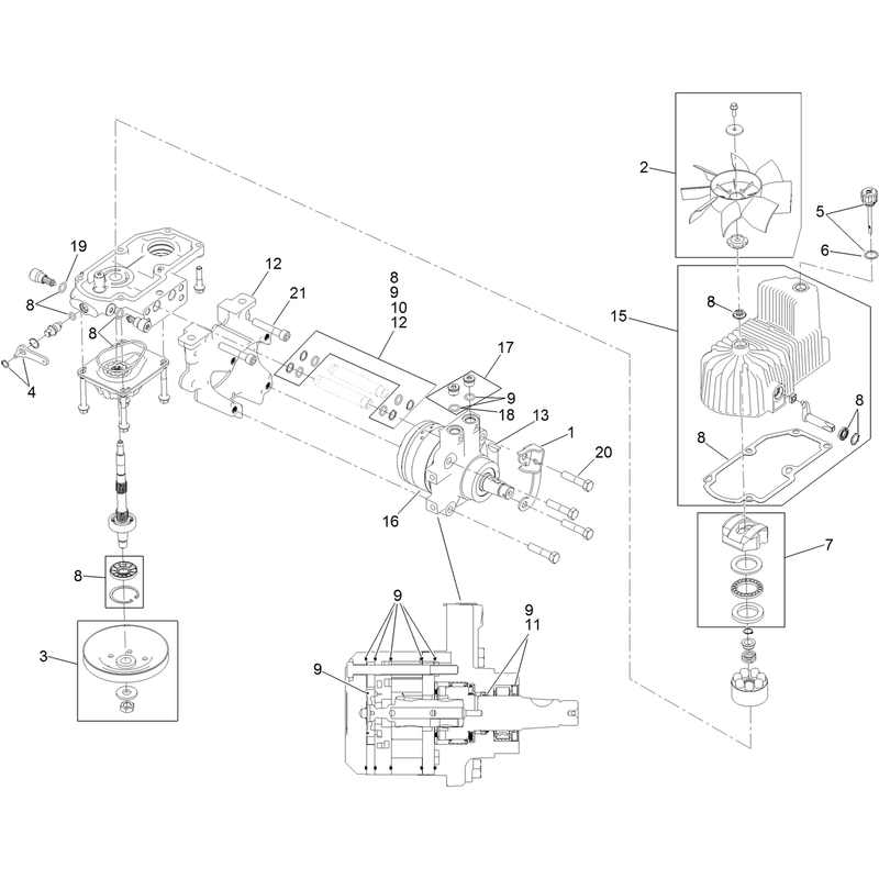 RH Hydro Assembly No. 116-6410