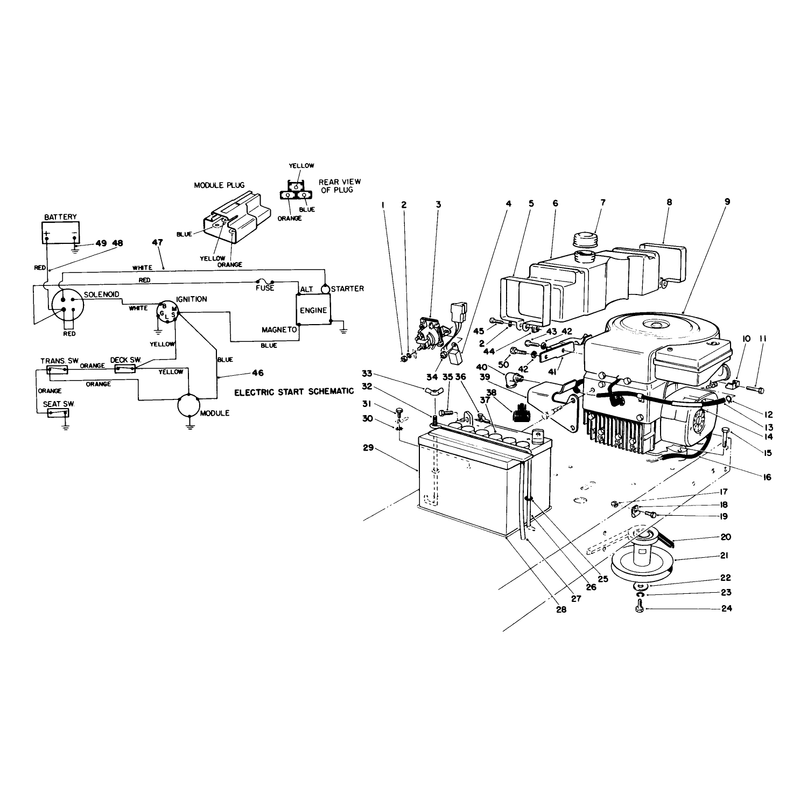 Engine Assembly (model No. 56145)