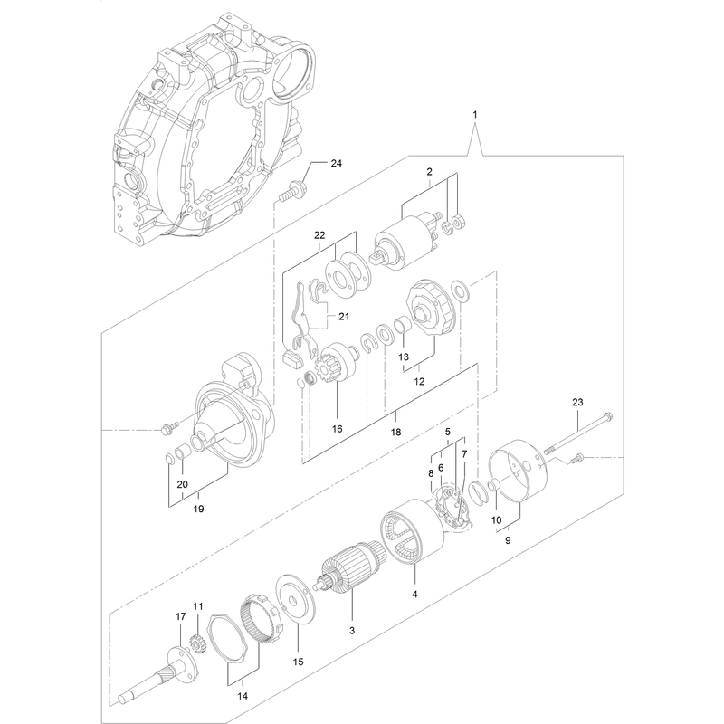 Starting Motor Assembly