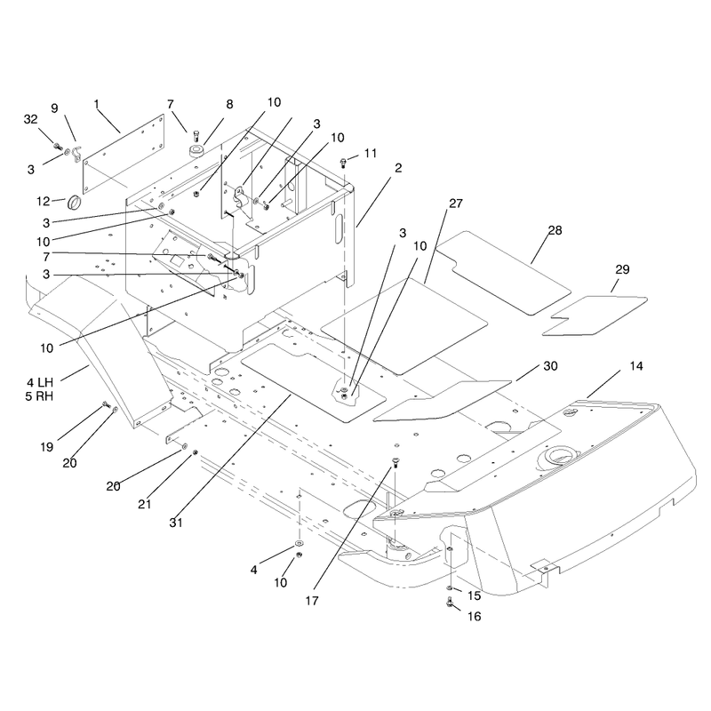 Fender and Floor Pan Asm