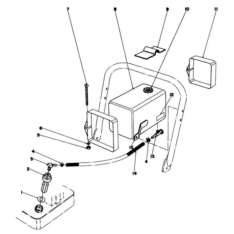 Remote Fuel Tank Kit No 39-6880 Optional