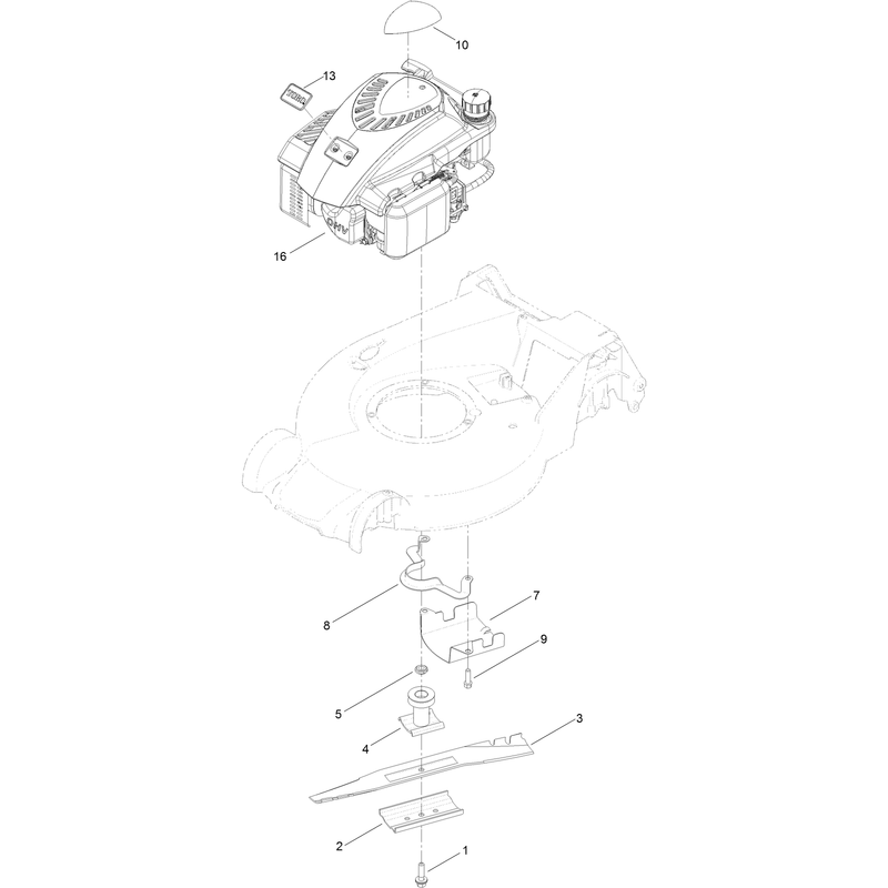 Blade and Engine Assembly
