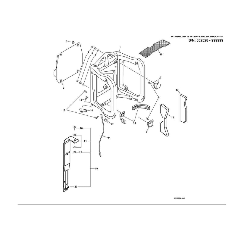 Backpack Frame, Harness