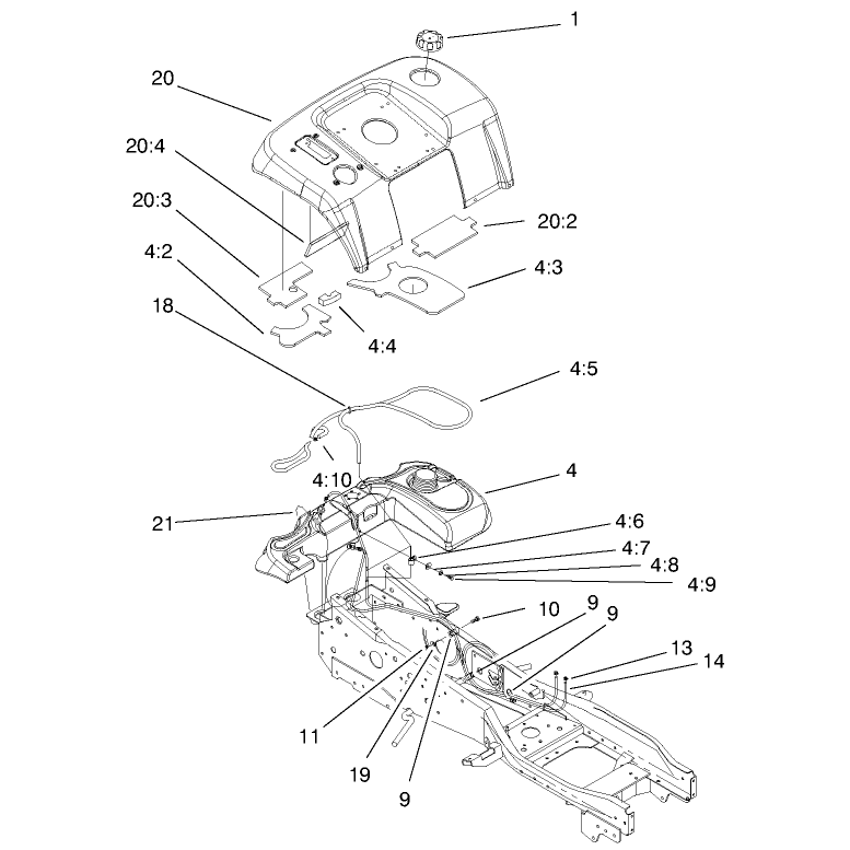 Fender and Fuel System Assembly