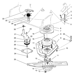 Blade Brake Clutch Assembly