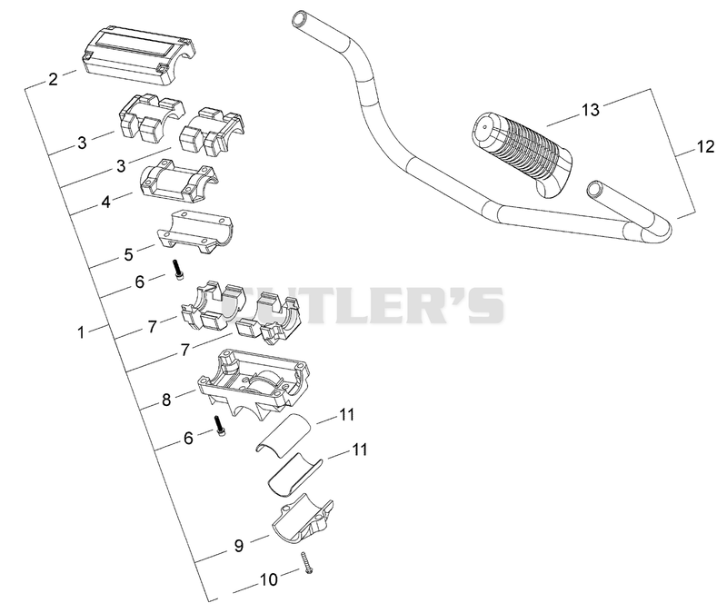 Handle Bracket, Handle