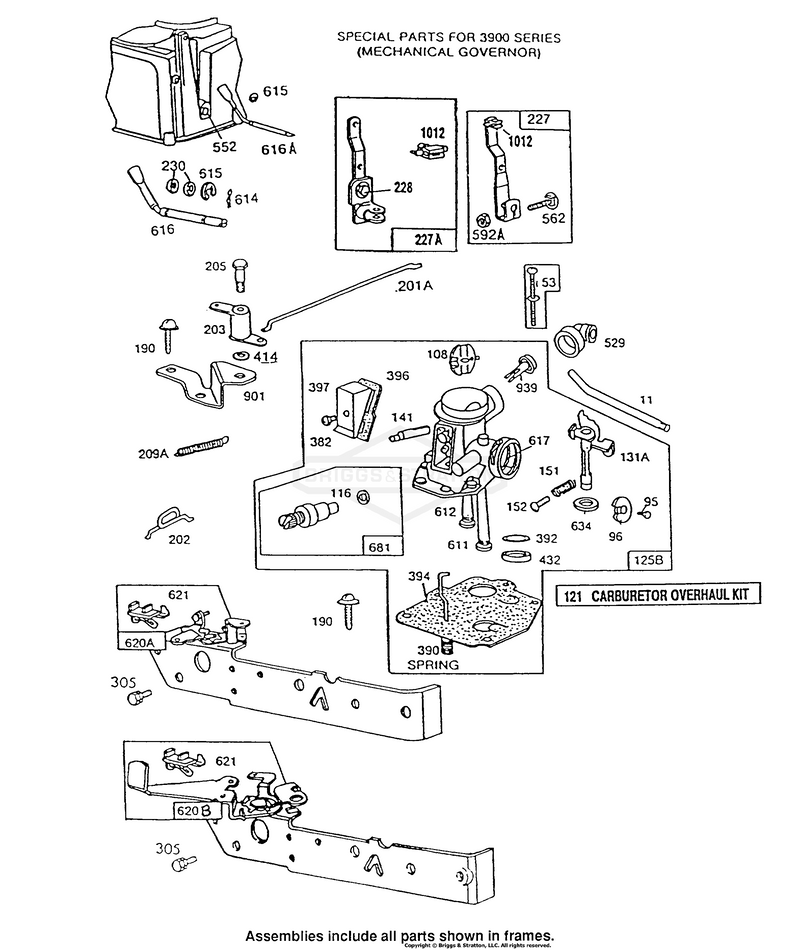 Carburetor, Control Brackets