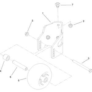 Discharge Side Anti Scalp Roller Kit Assembly
