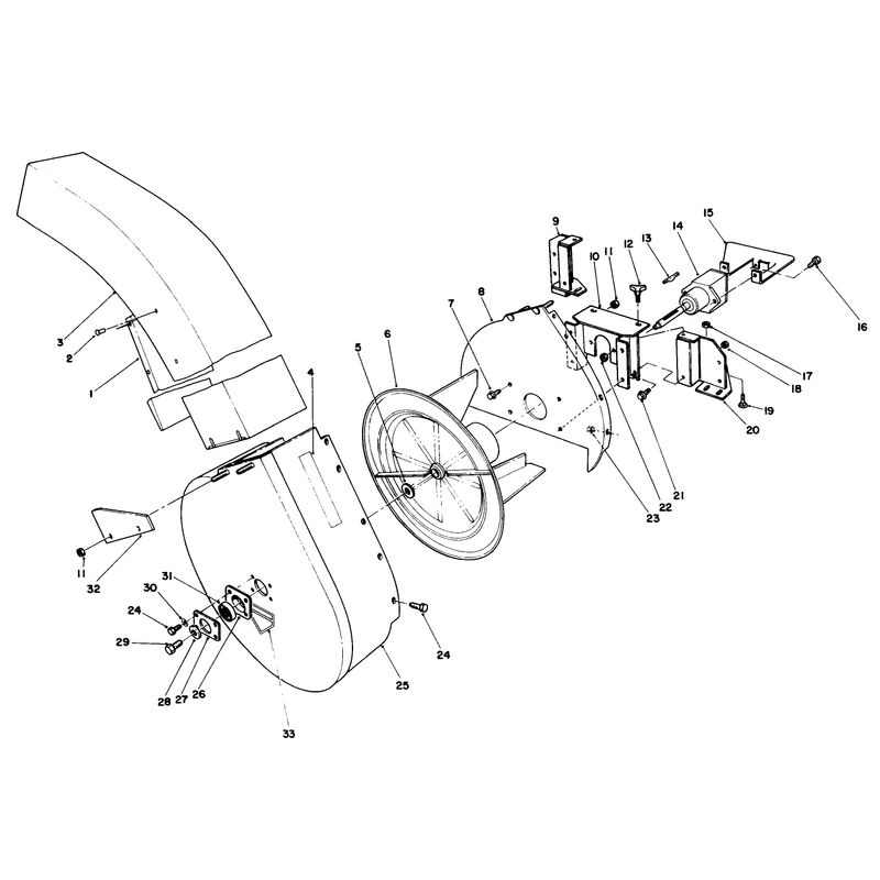 Grass Collection System Model No 30751 Optional