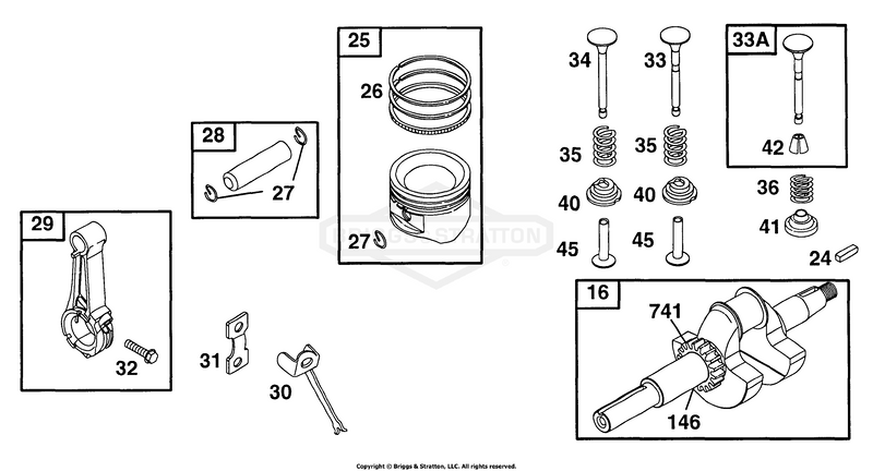 Piston Grp, Crank