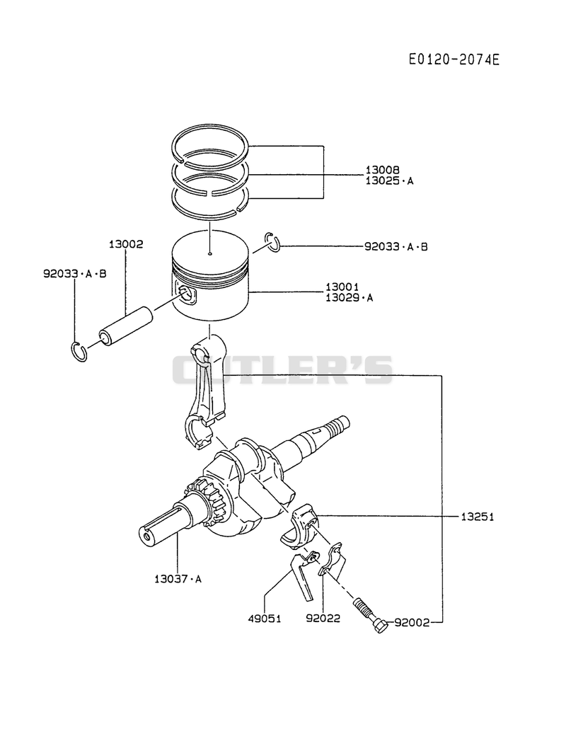 PISTON/CRANKSHAFT