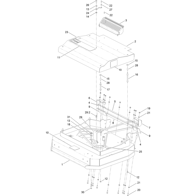 Deck Cover and Guard Assembly