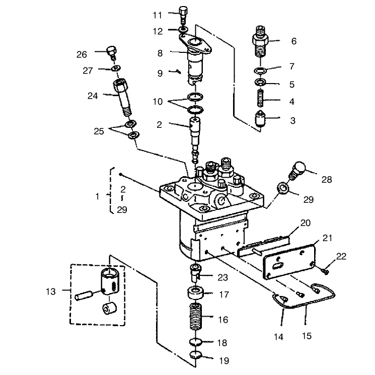 Injection Pump Complete Parts