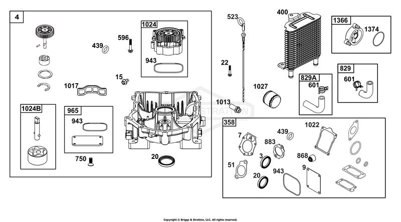 Crankcase Cover/Sump and Lubrication Group