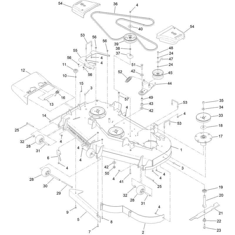 60 Inch Deck Assembly