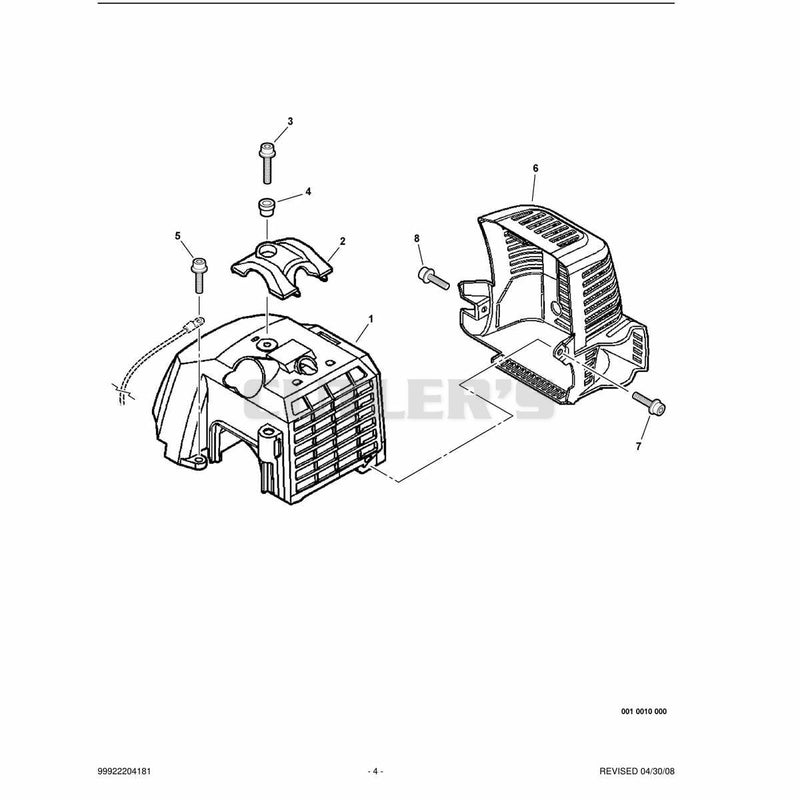 Engine Cover, Exhaust Cover