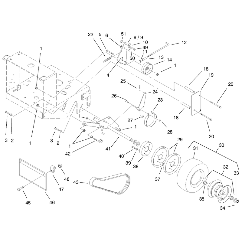 Wheel Brakes and Traction Belts