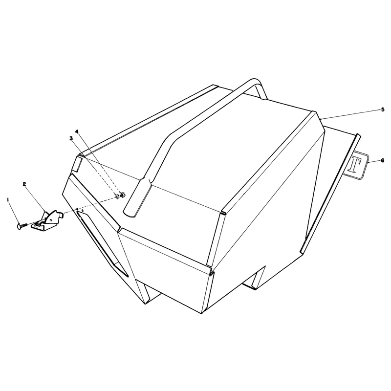 Steel Grass Catcher Model 22099optional