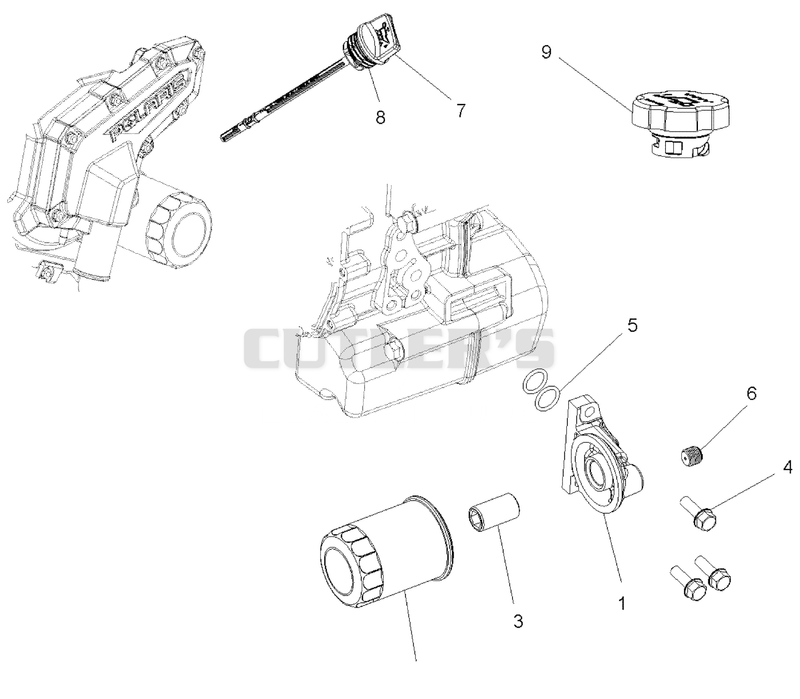 Oil Filter And Dipstick