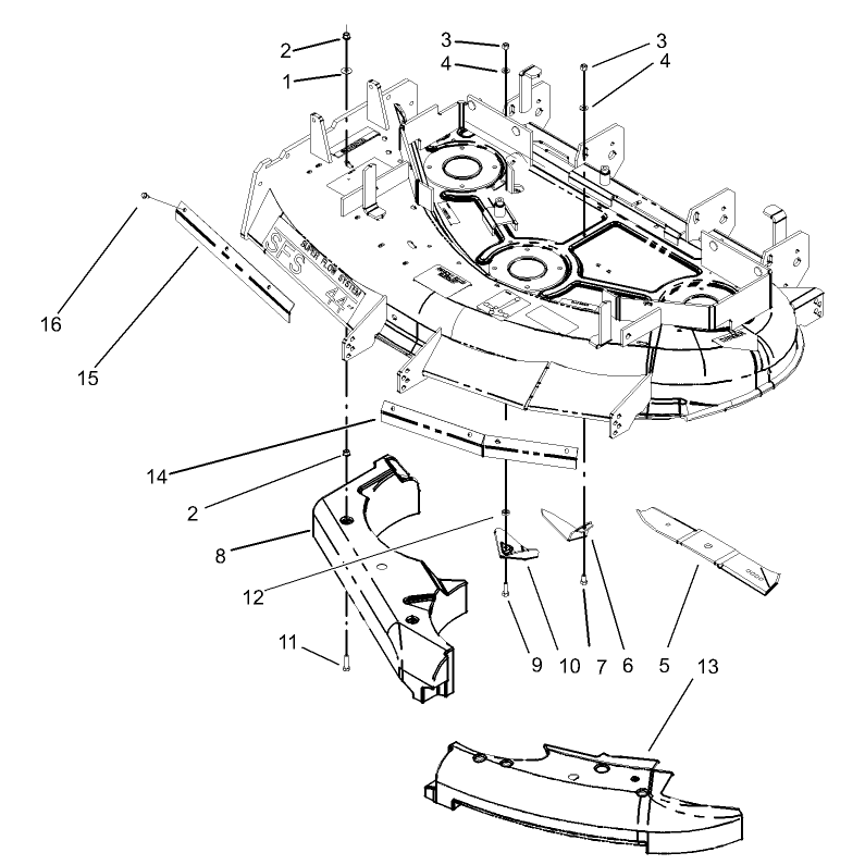 Deck Recycler Assembly
