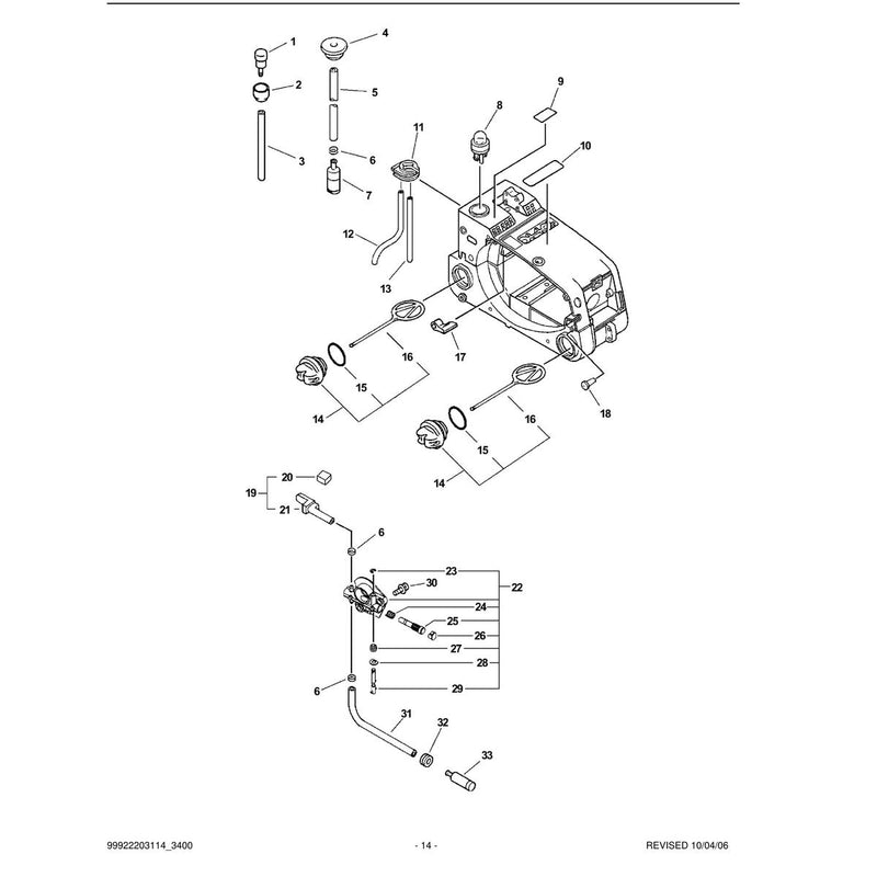 Fuel System, Oil System