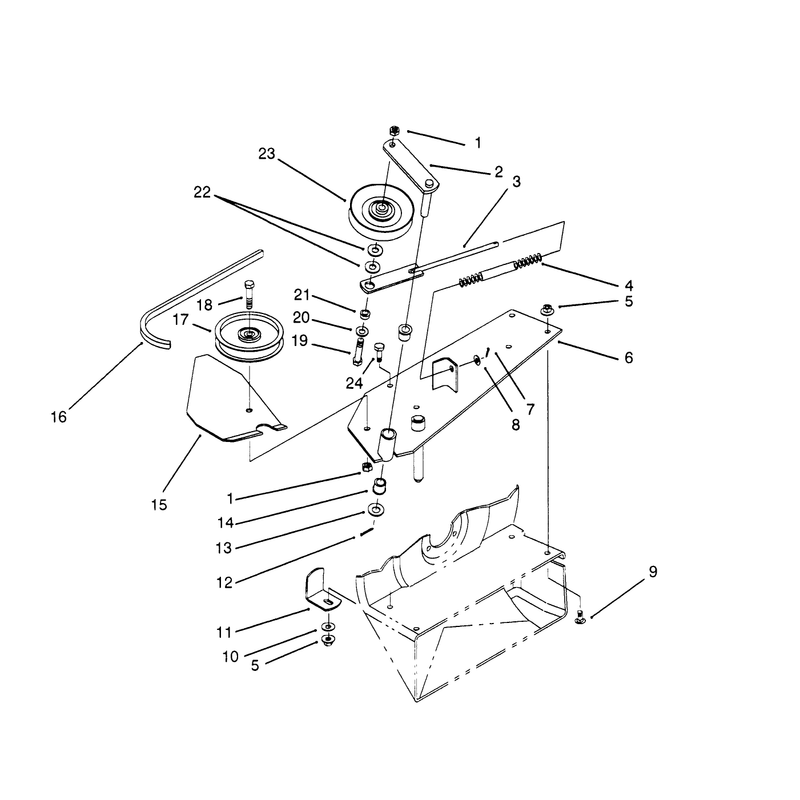 Pulley and Belt Assembly