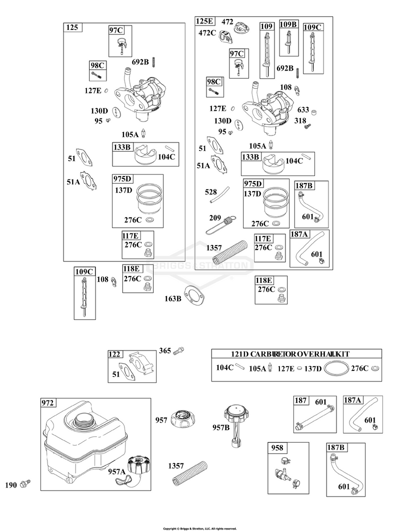 Carburetor, Fuel Supply
