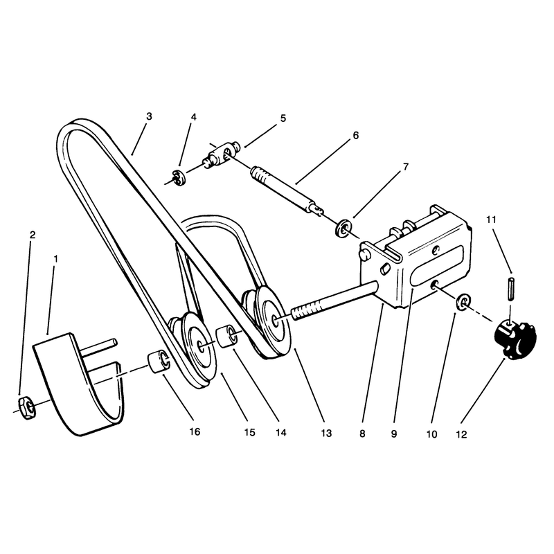 Deck Drive Belt Attachment