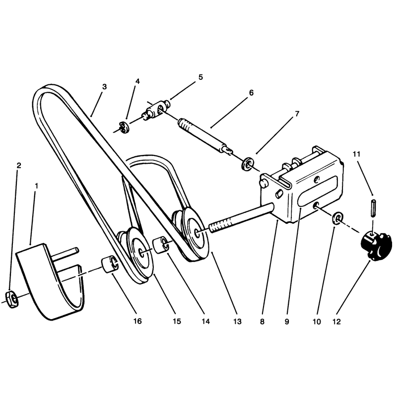 Deck Drive Belt Attachment