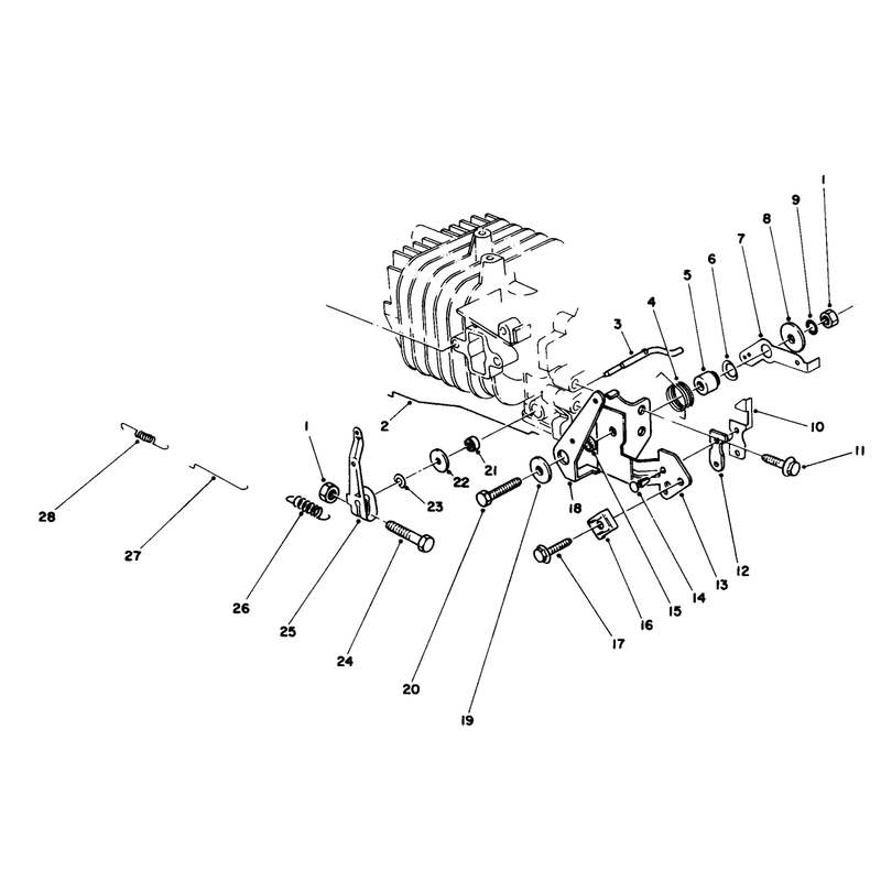 Governor Assembly 47pe-4 Used on Units with Serial No 6000101 - 6002200