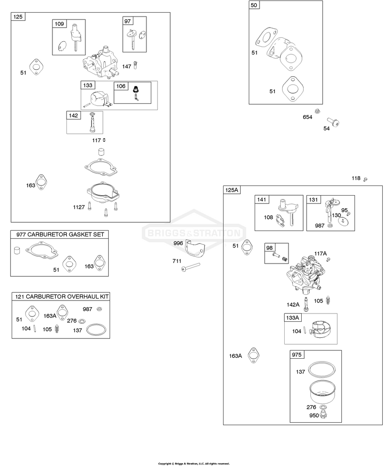 Carburetor, Kit-Carburetor Overhaul