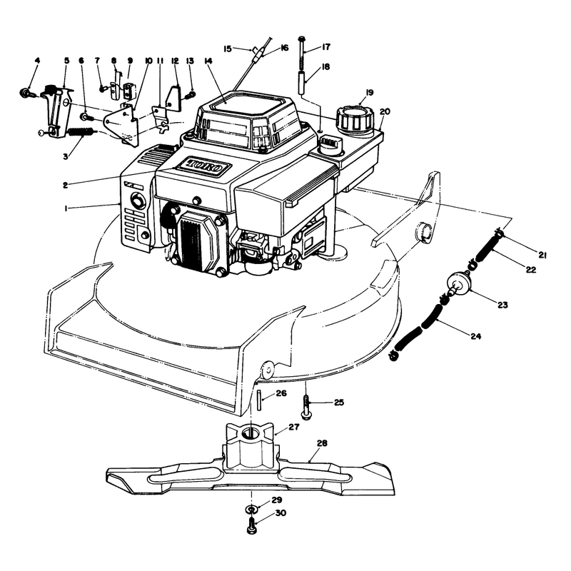 Engine Assembly Model No Vmg6