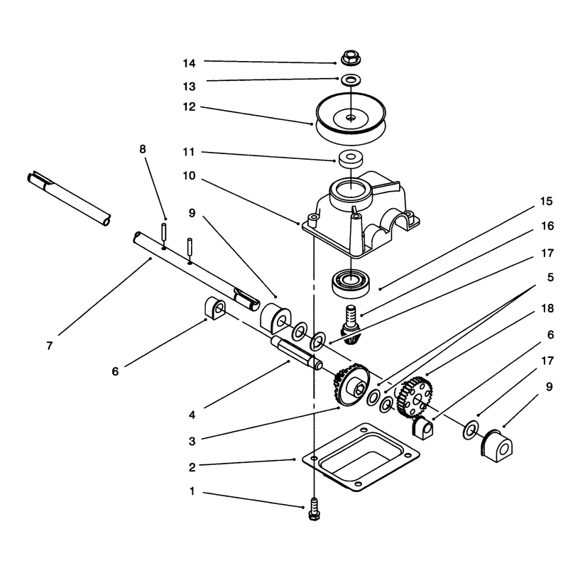 Gearcase Assembly No 71-9600