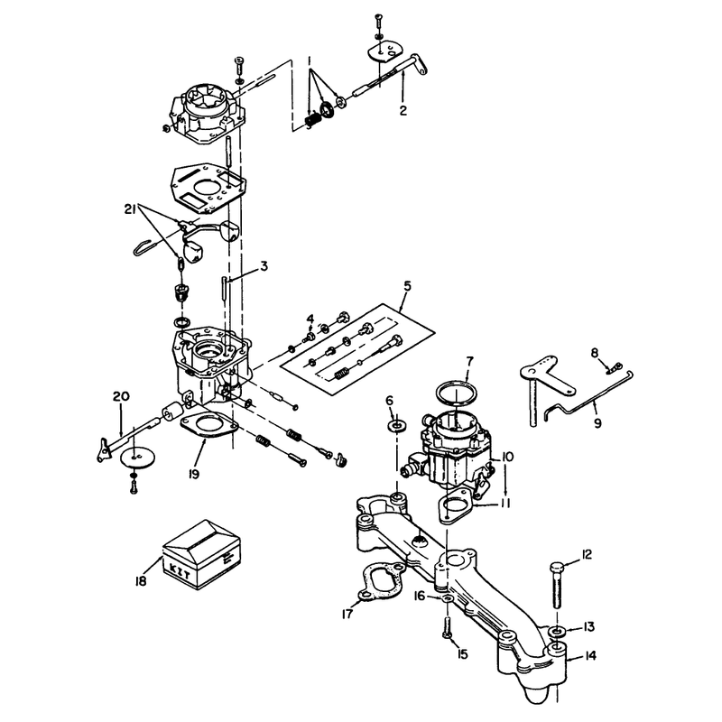 Carburetor-Onan No. P220g, Type I/10808c
