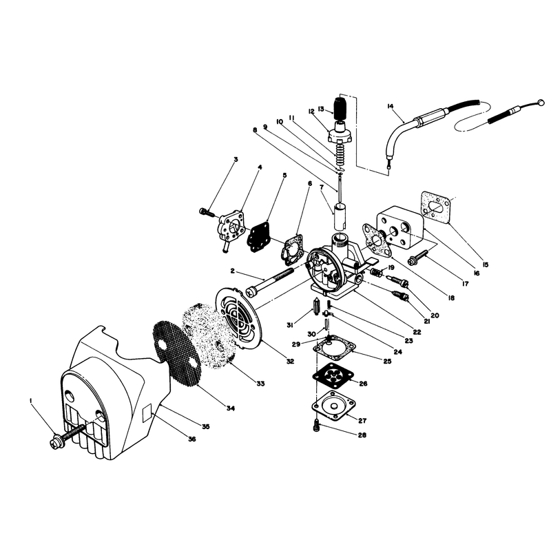 Carburetor & Air Cleaner Assembly
