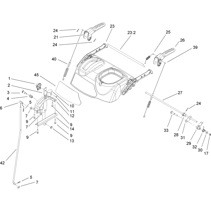 Handle and Control Assembly