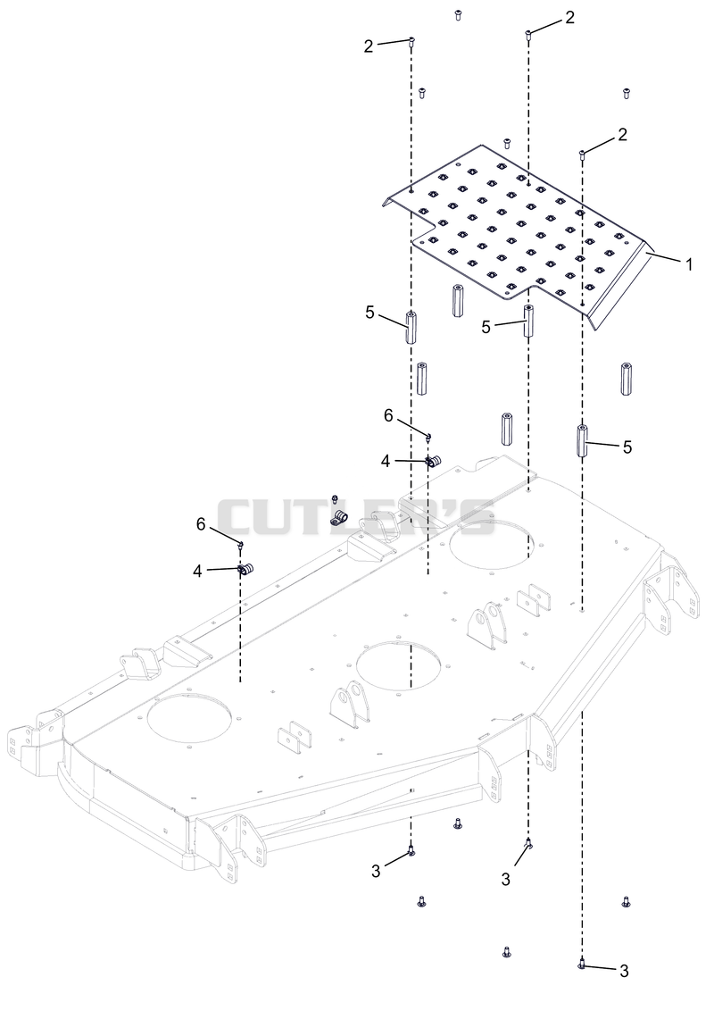 Deck Step Platform - 60" - RD