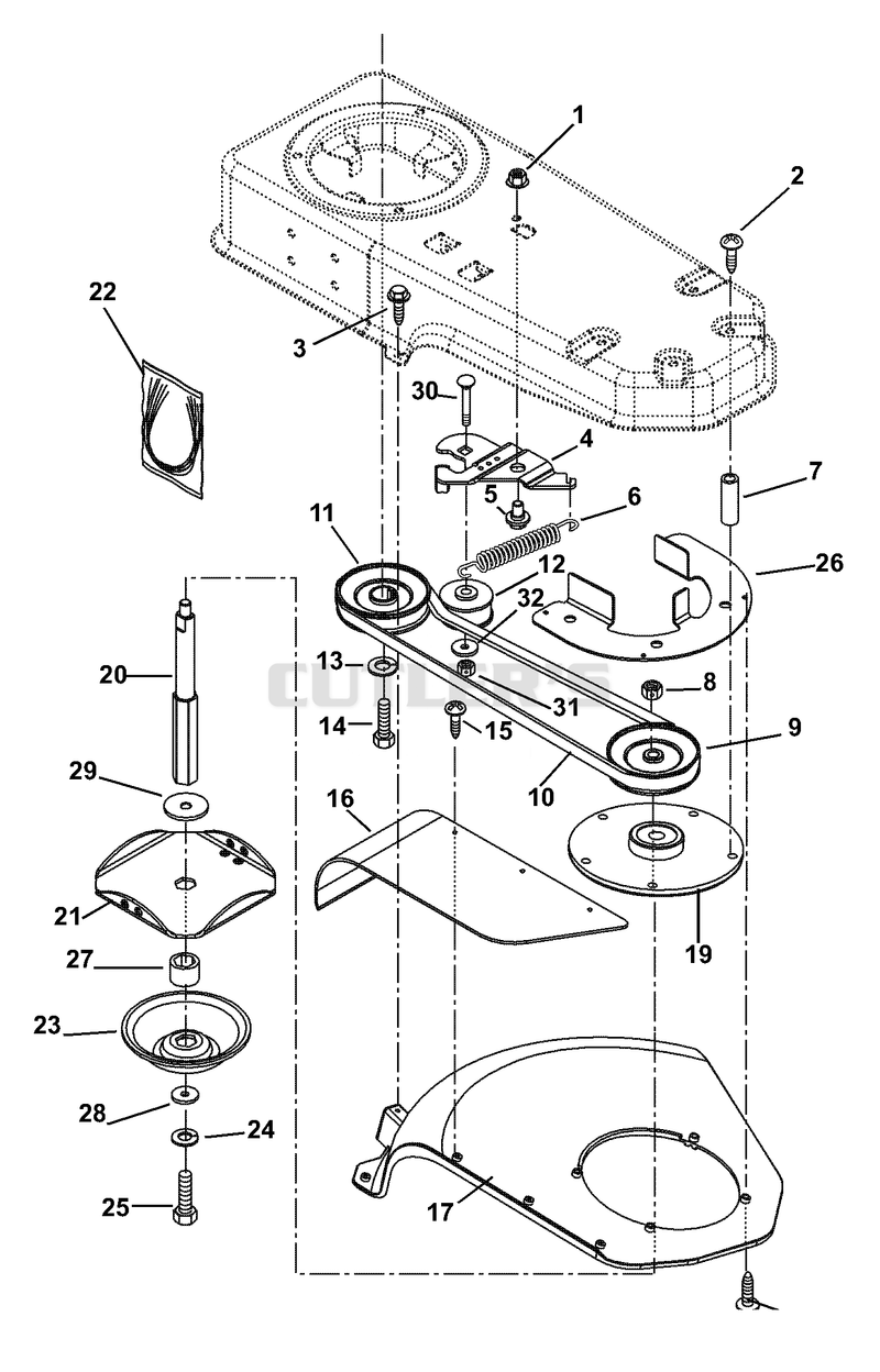 Spindle, Belt & Guards