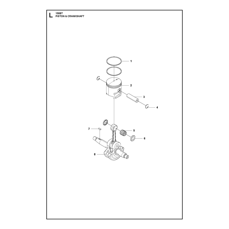 PISTON AND CRANKSHAFT