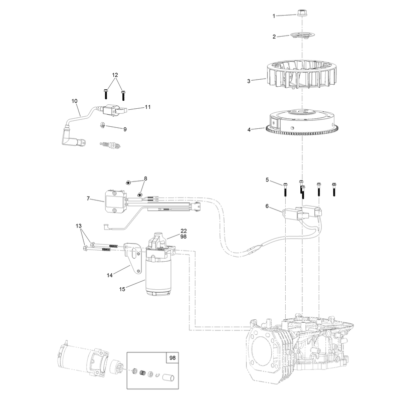 Ignition and Electrical Assembly